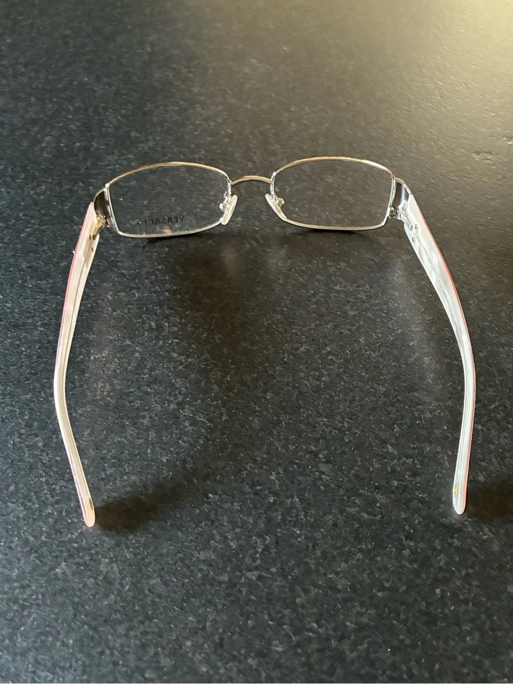Vintage Versace MOD. 1148 1130 Pink & Silver Eyeglasses – New Old Stock